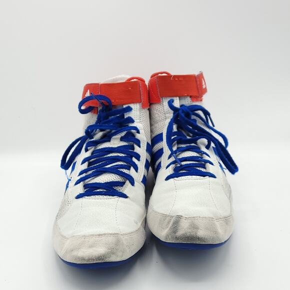 adidas HVC 2 BD7129 - White/Red/Royal Wrestling Boxing MMA men\'s size 10.5